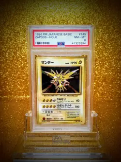 SALE!! Japanese Pokemon Base Set Zapdos HOLO PSA 8 NM-MINT! ???? (LOW POP!) - Image 1