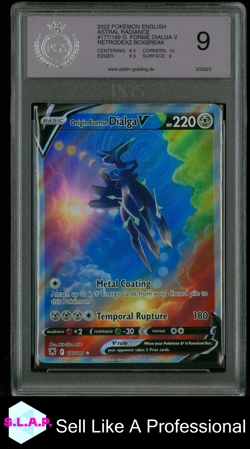 ORIGIN FORME DIALGA V POKEMON 177/189 2022 ASTRAL RADIANCE HOLO ENGLISCH PGS 9 - Image 1