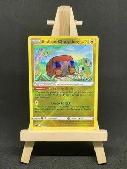 Pokemon - Radiant Charjabug - 051/159 - Crown Zenith - Holo - Radiant Rare NM - Image 1