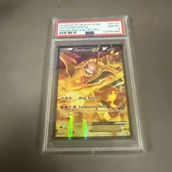 Pokemon TCG Charizard EX XY121 Black Star Promo Holo 2016 PSA 8 - Image 2