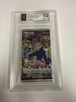 2023 YUGIOH INVASION OF CHAOS 25TH ANNIVERSARY REPRINT BOOSTER PACK SEALED - Image 1