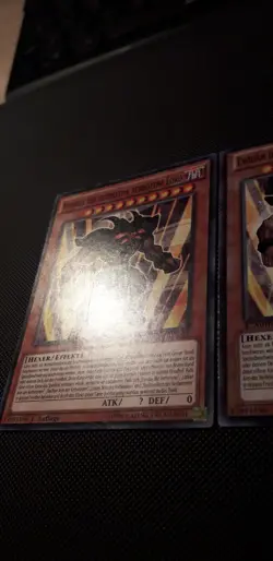 Yu-Gi-Oh! 3x Exodius d. ult. verbotene Lord, Mil1-DE007/BP02, C., 1.A., EX/EX/GD - Image 3