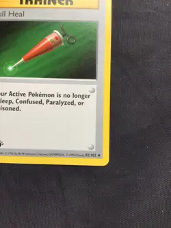 Pokemon Cards: Base Set 1st Edition Uncommon: Full Heal 82/102 - Image 4