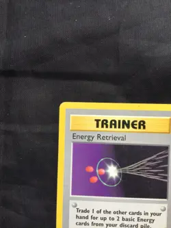 Pokemon Cards: Base Set 1st Edition Uncommon: Energy Retrieval 81/102 - Image 2