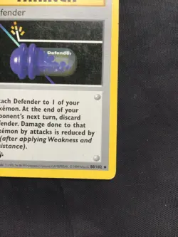 Pokemon Cards: Base Set 1st Edition Uncommon: Defender 80/102 - Image 4