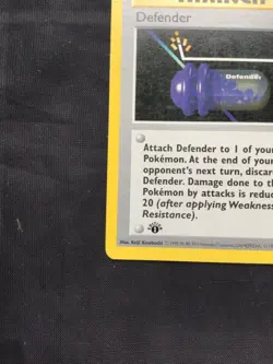 Pokemon Cards: Base Set 1st Edition Uncommon: Defender 80/102 - Image 5