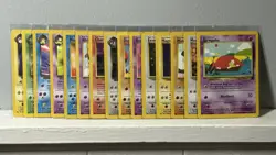 Pokemon Team Rocket Card Lot Unlimited Non-Holo 15 Cards WOTC Vintage - Image 1