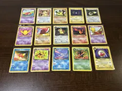 Pokemon Team Rocket Card Lot Unlimited Non-Holo 15 Cards WOTC Vintage - Image 2