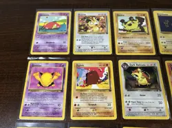 Pokemon Team Rocket Card Lot Unlimited Non-Holo 15 Cards WOTC Vintage - Image 3