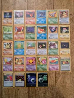 28 Rare Pokemon Team Rocket Cards Common 1998 Great Condition. - Image 1