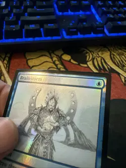 Mtg Misprint Crimp Secret Lair Brainstorm Misprint Error Card - Image 2