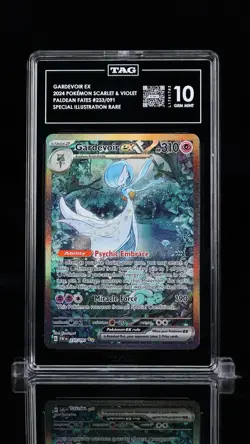 Pokemon TCG Gardevoir EX Special Illustration Paldean Fates Card 233/091 TAG 10 - Image 3