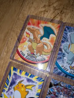 12 x Rare Topps Pokemon Vintage Cards Inc Film TV Editions 1998 Charizard - Image 2