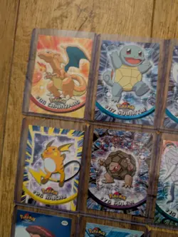 12 x Rare Topps Pokemon Vintage Cards Inc Film TV Editions 1998 Charizard - Image 4