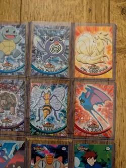 12 x Rare Topps Pokemon Vintage Cards Inc Film TV Editions 1998 Charizard - Image 5