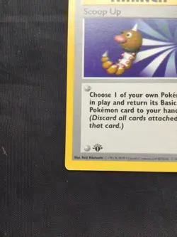Pokemon Cards: Base Set 1st Edition Rare: Scoop Up 78/102 - Image 5