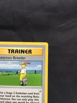 Pokemon Cards: Base Set 1st Edition Rare: Pokemon Breeder 76/102 - Image 3