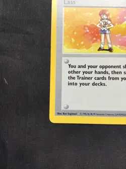 Pokemon Cards: Base Set Shadowless Rare: Lass 75/102 - Image 5