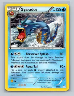 ( 2x) Gyarados 1x Reverse Holo 23/83 & 1x Non Holo Generations Pokemon Card LP - Image 3