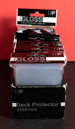 NEW 600 Ultra PRO Deck Protector Sleeves Pro-Gloss Standard Card Clear 66 x 91mm 74427826895 - Image 1