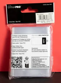 NEW 600 Ultra PRO Deck Protector Sleeves Pro-Gloss Standard Card Clear 66 x 91mm 74427826895 - Image 5