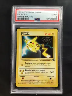 Pokemon Cards: Wizards Black Star Promo: Pikachu 4 PSA 9 - Image 1