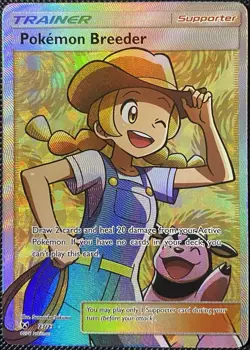 Pokemon Breeder (Full Art) 73/73 Shining Legends Holo - Pokemon Card - Image 1