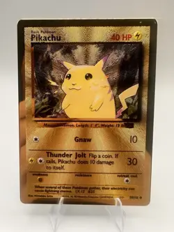 Pikachu - (Celebrations Metal Card) 058/102 Miscellaneous Cards & Products Holo - Image 1
