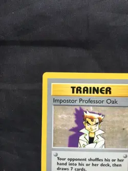 Pokemon Cards: Base Set 1st Edition Rare: Impostor Professor Oak 73/102 - Image 2