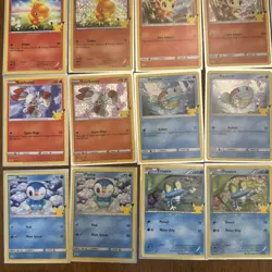 Pokemon 25th Anniversary McDonalds Promo Complete Master Set Holo+Non 50 cards - Image 5