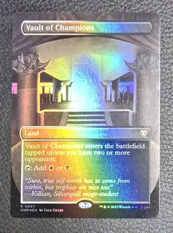 Vault of Champions (Borderless) Commander Masters Foil MTG NM Magic Card - Image 1
