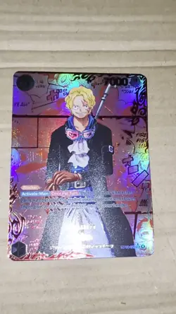Sabo Red OP13-120 SEC Manga Alt Art Carrying on His Will One Piece Card - Eng - Image 2