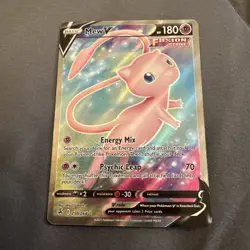 Pokemon TCG Mew v Alternate Full Art Holo Rare Card 250/264 Ships Asap - Image 1