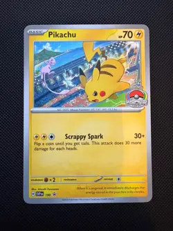 Pikachu SVP 190 World Championship 2024 Black Star Promo Pokemon Card - Image 1
