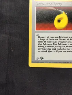 Pokemon Cards: Base Set 1st Edition Rare: Devolution Spray 72/102 - Image 5