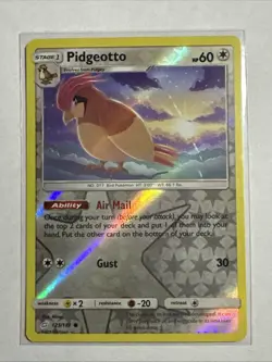 Pidgeotto 123/181 Reverse Holo Card Sun & Moon - Team Up Pokemon TCG - Image 1