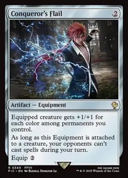 Conqueror's Flail Commander: FINAL FANTASY NM MTG Non-Foil - Image 1