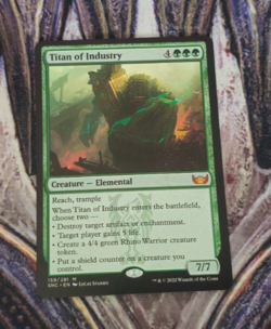 MTG - Titan of Industry - Streets of New Capenna - Mythic Rare - NM - Image 1