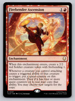 Firebender Ascension - MTG Avatar: The Last Airbender TLA - Image 1