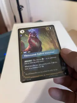 Thousand-Tailed Watcher Pack Fresh Foil Riftbound TCG Magic MTG 116/298 OGN - Image 1