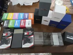 Ultra Pro Deck Box Lot Satin Tower Commander MtG Pokemon - Image 1