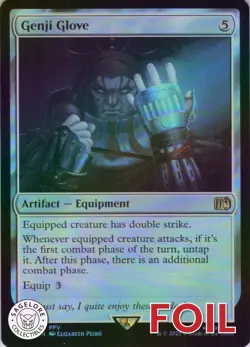MTG Genji Glove (258) | NM Foil | Final Fantasy {FIN} - Image 1