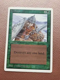 Ice storm unlimited MTG Magic the gathering - Image 1