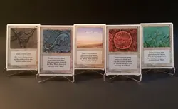MTG Lot (5): Black Ward, Blue Ward, White Ward, Green Ward, Red Ward 4th Edition - Image 1