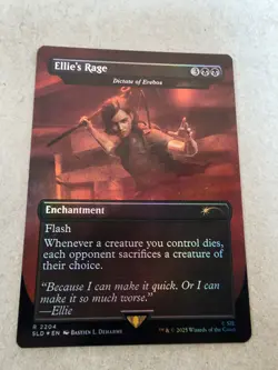 Ellie's Rage - Dictate of Erebos - Foil - Secret Lair Drop - Mtg - Image 1