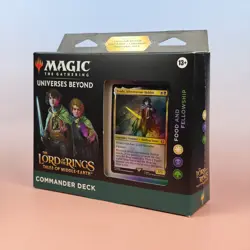 MTG THE LORD OF THE RINGS COMMANDER DECK FOOD AND FELLLOWSHIP ENGLISH OVP SEALED - Image 1