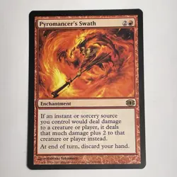 MTG Magic the Gathering Future Sight - Pyromancer's Swath Rare NM-M - Image 1