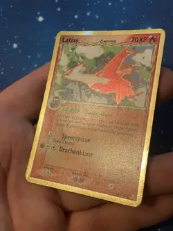2006 Pokemon LATIAS HOLO EX HOLON PHANTOMS Good DEUTSCH 11/110 Delta Species - Image 2