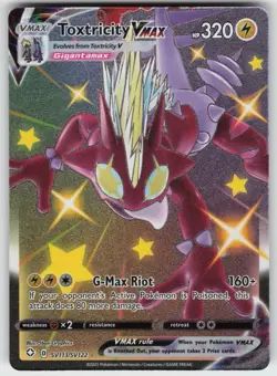 Toxtricity VMAX Shiny Holo Rare Shining Fates: Shiny Vault SV113/SV122 Pokemon - Image 1