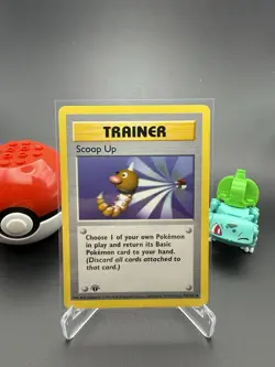 Pokemon TCG Scoop Up Base Set Trainer 78/102 1st Edition - Image 1